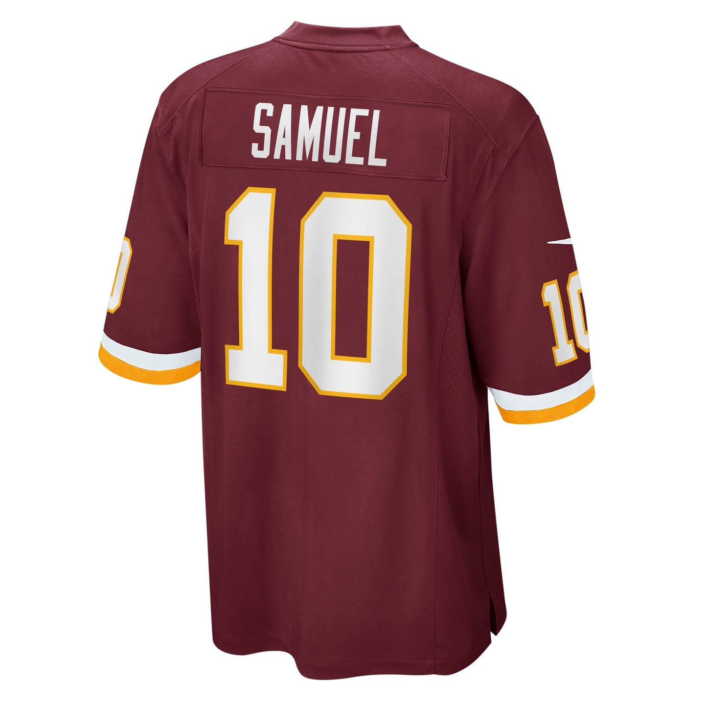 Curtis Samuel Washington Football Team Game Jersey - Burgundy football jersey product view 3