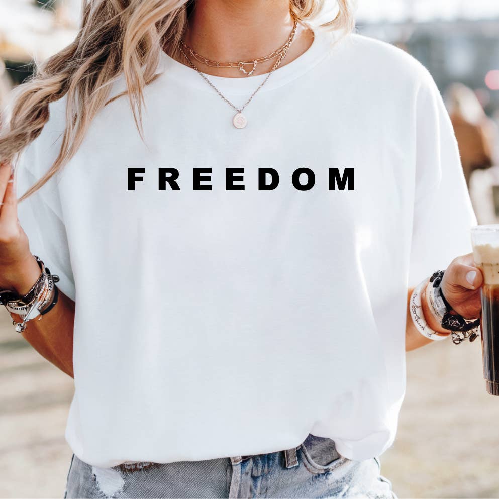 Freedom Premium T-Shirt Charlie Kirk Unisex T-shirt, Sweatshirt, Hoodie, Long Sleeve Tee - T-Shirt, Sweatshirt, Hoodie