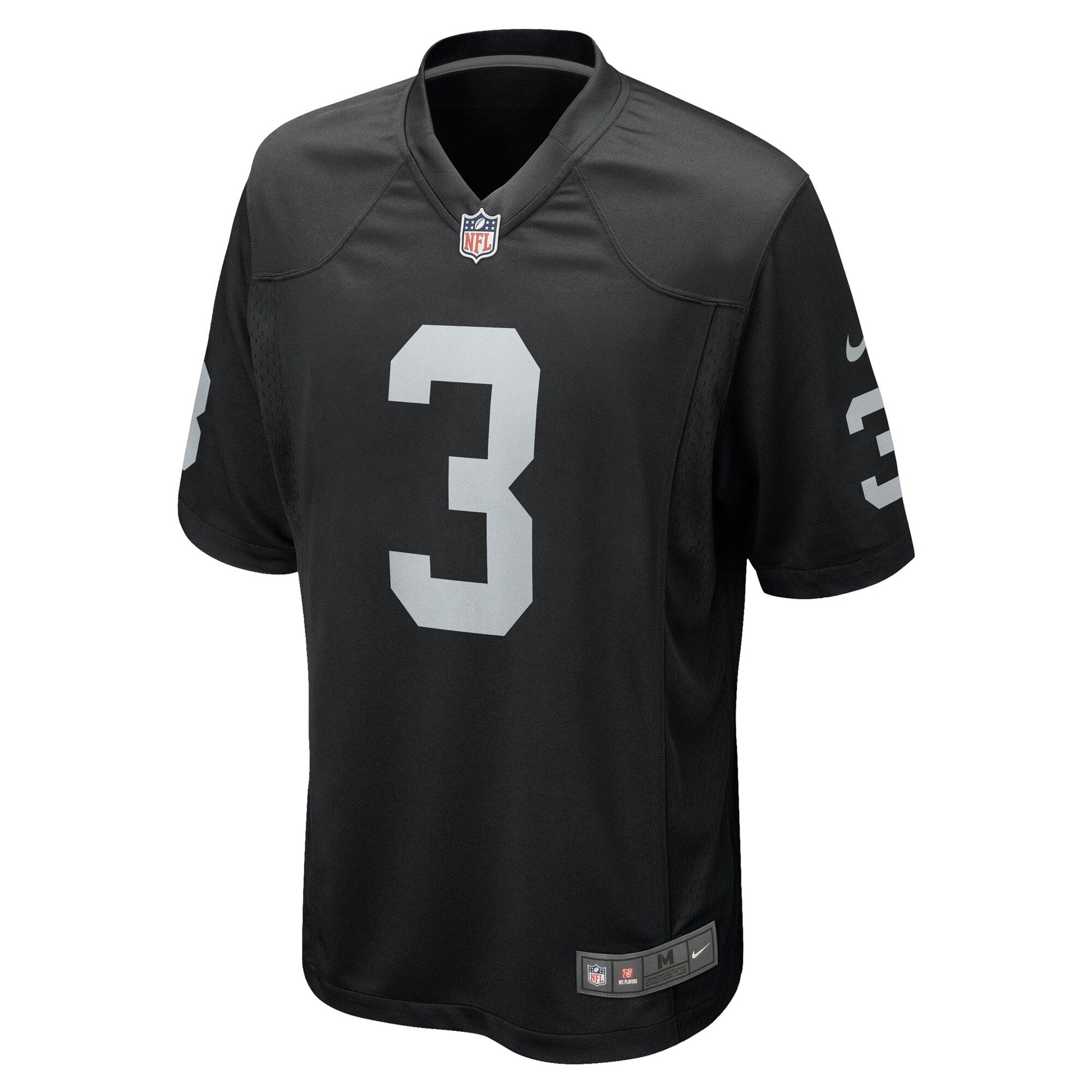 DeAndre Carter Las Vegas Raiders Game Jersey - Black football jersey product view 2