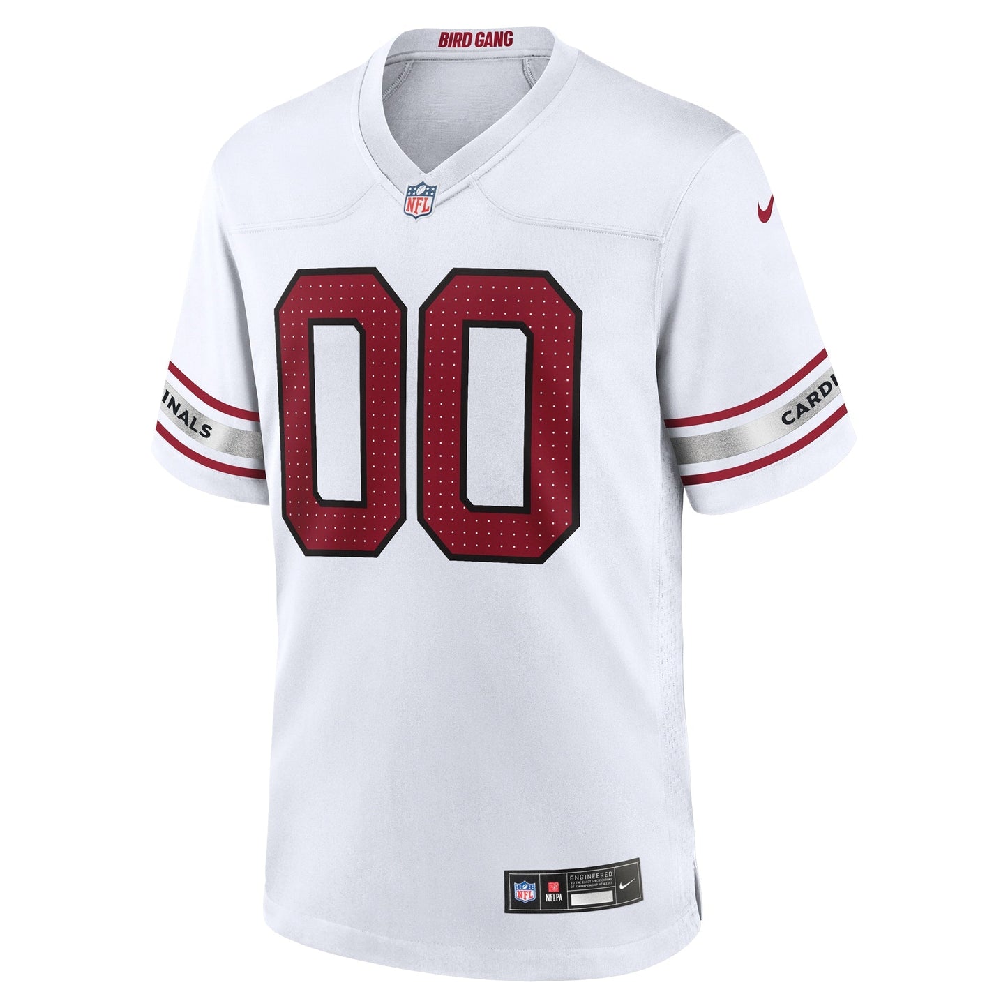 Arizona Cardinals Custom Game Jersey - White football jersey product view 2