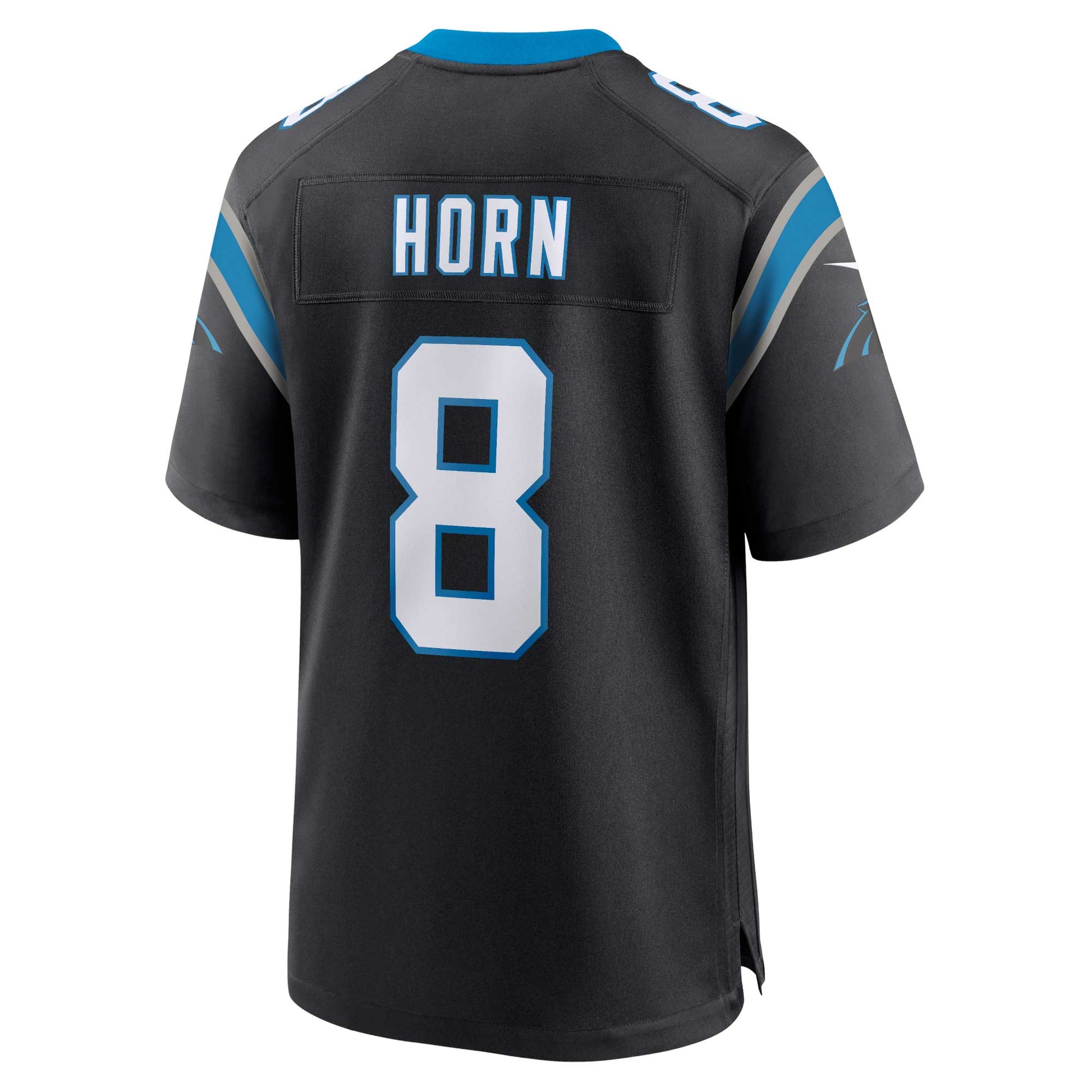 Jaycee Horn Carolina Panthers Game Jersey - Black football jersey product view 3