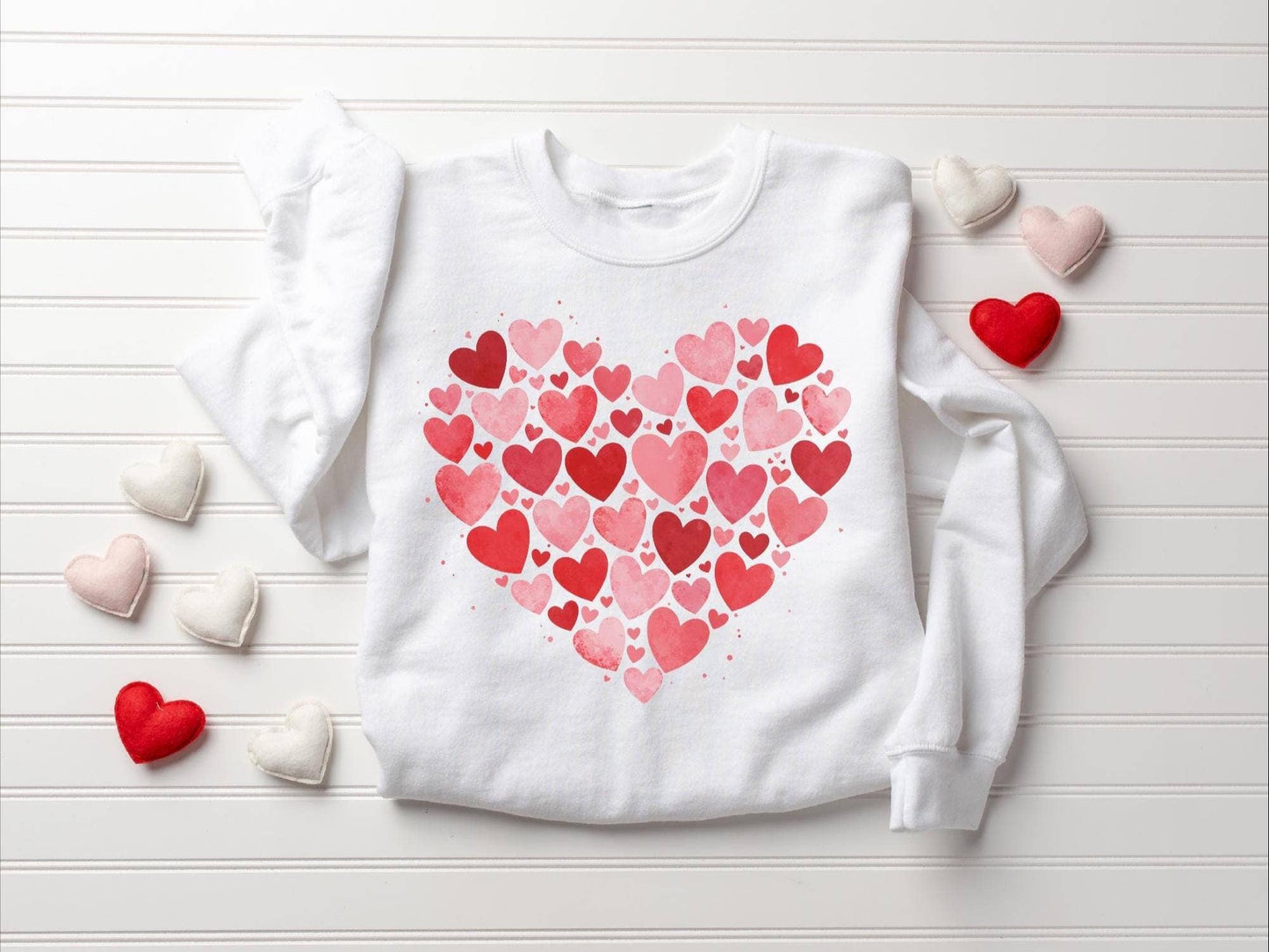 Valentine's Day Love Graphic Sweater Unisex T-shirt, Sweatshirt, Hoodie, Long Sleeve Tee - T-Shirt, Sweatshirt, Hoodie