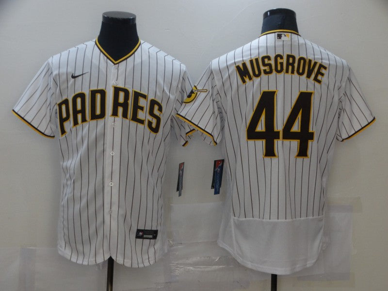 Men's San Diego Padres Joe Musgrove White Stitched Jersey baseball jersey product view 1