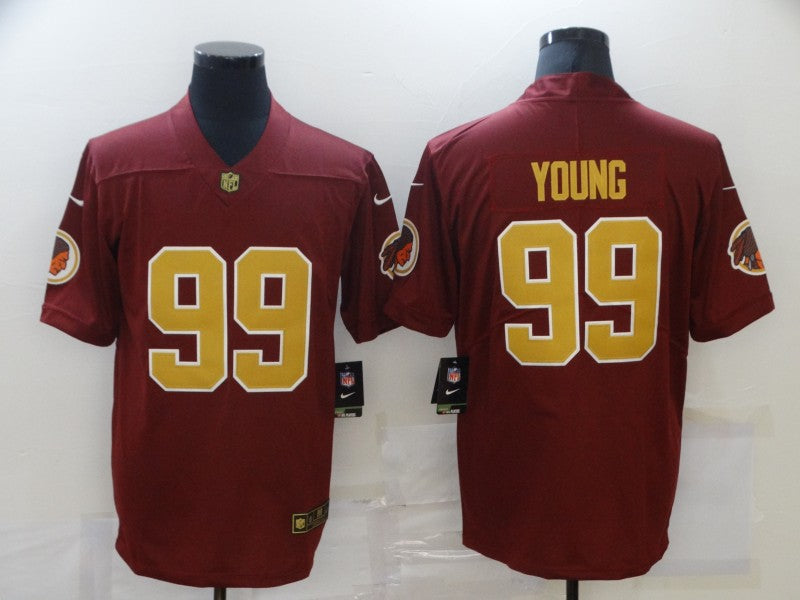 Men's Washington Commanders Chase Young Red Player Game Jersey football jersey product view 1