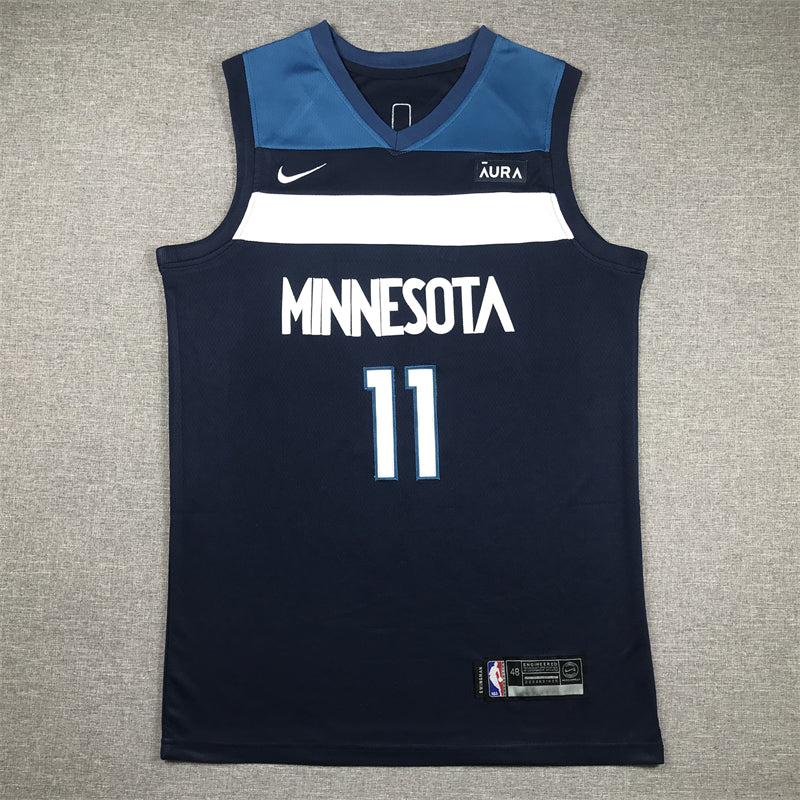 Timberwolves #11 Blue Jersey basketball jersey product view 1