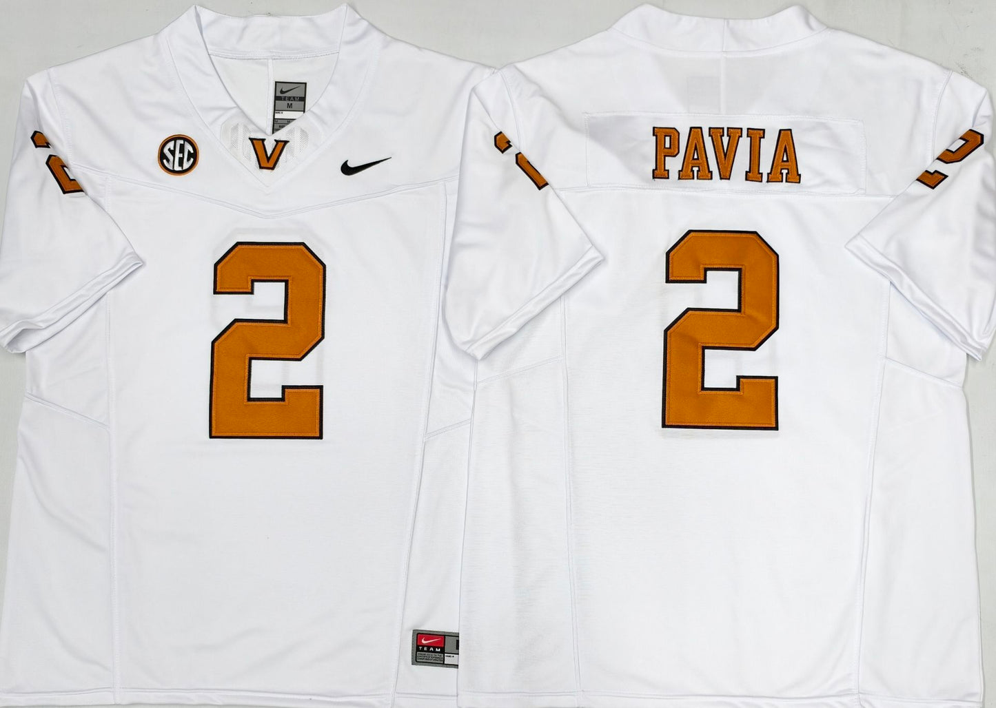 Men's Vanderbilt Commodores Diego Pavia White Player Game Jersey sports jersey product view 1