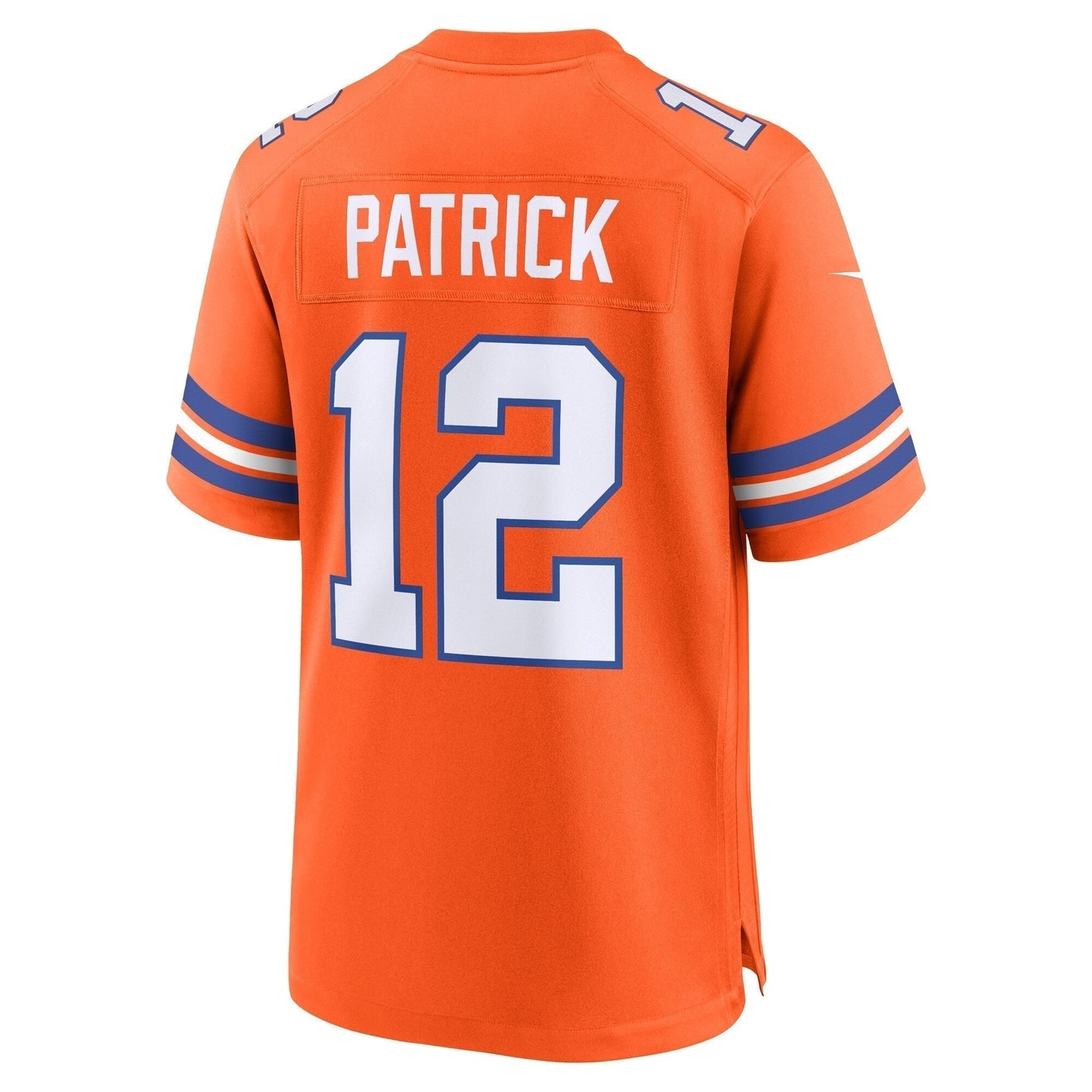 Tim Patrick Denver Broncos Mile High Collection 1977 Throwback Game Jersey - Orange football jersey product view 3