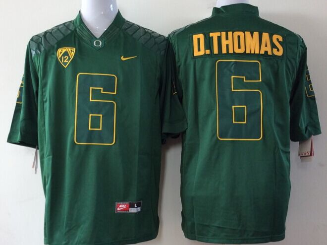 Men's Oregon Ducks De'Anthony Thomas Green Player Game Jersey sports jersey product view 1
