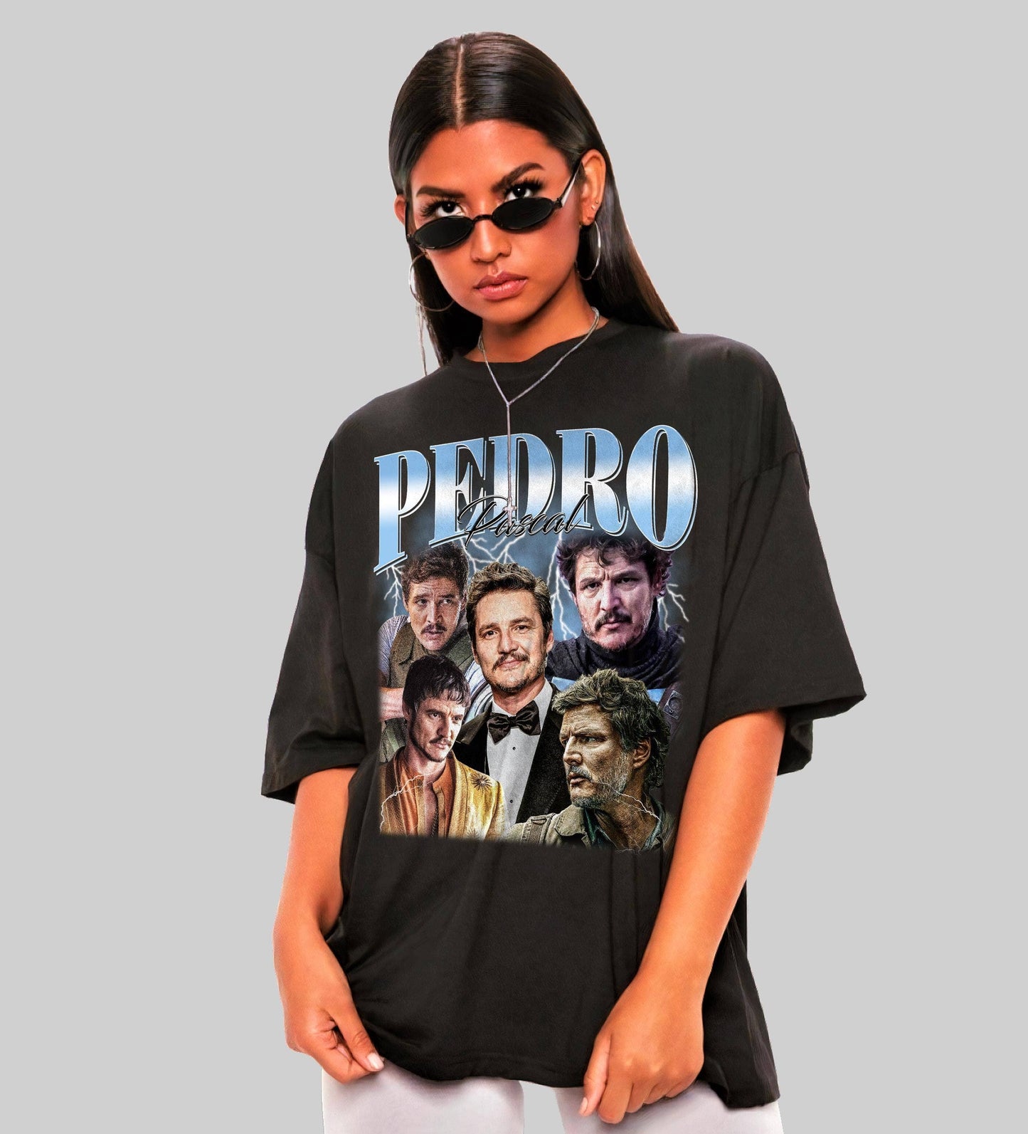 Pedro Pascal Collage Shirt Unisex Fan Tee Unisex T-shirt, Sweatshirt, Hoodie, Long Sleeve Tee - T-Shirt, Sweatshirt, Hoodie