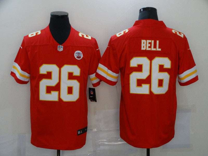 Men's Kansas City Chiefs Leveon Bell Red Game Jersey football jersey product view 1