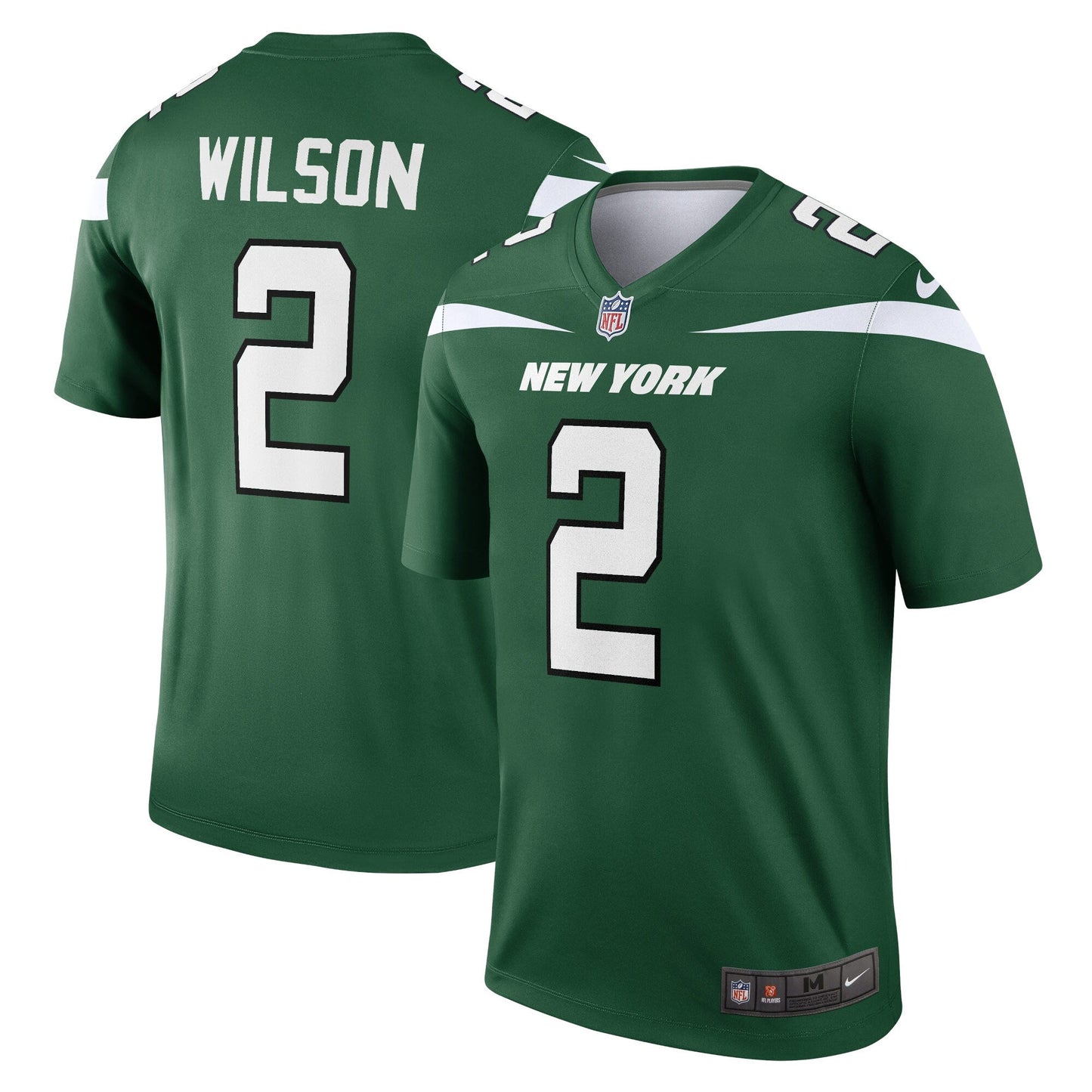 Zach Wilson New York Jets Legend Jersey - Gotham Green football jersey product view 1