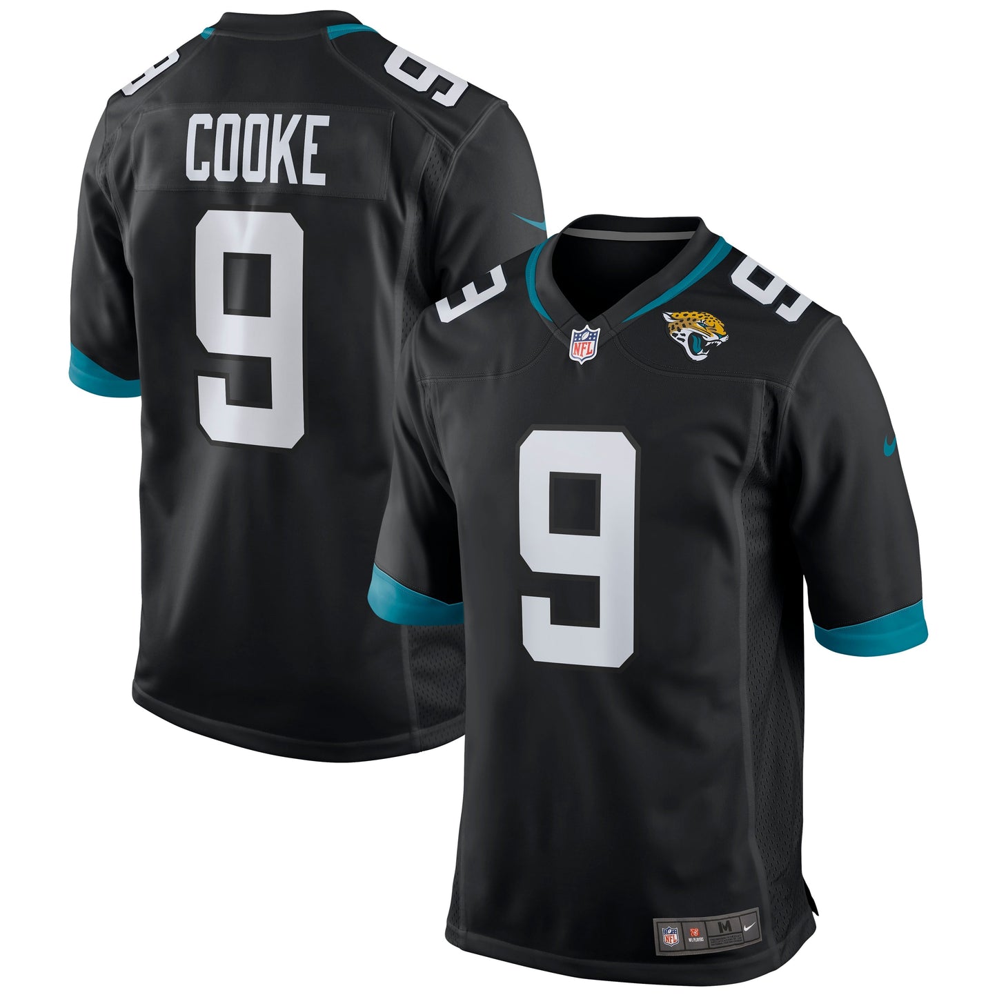 Logan Cooke Jacksonville Jaguars Game Jersey - Black football jersey product view 1