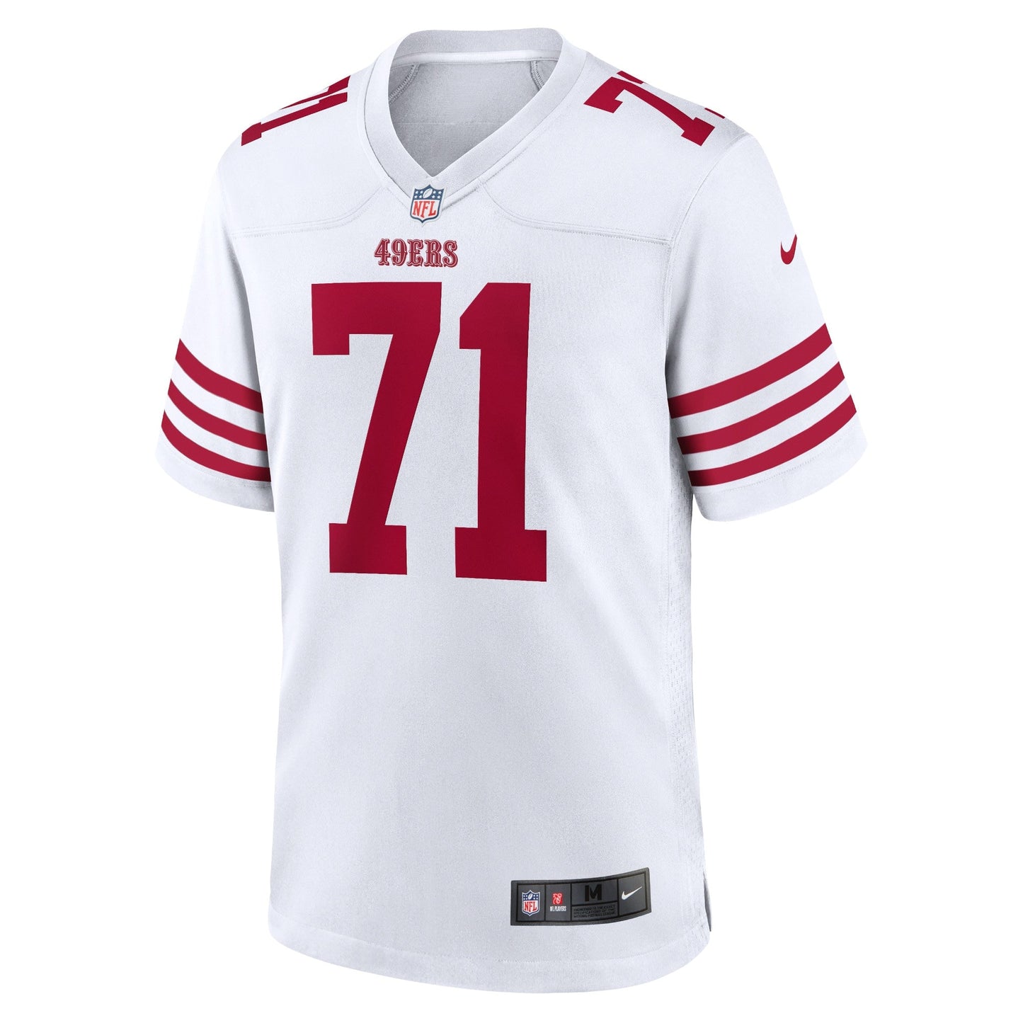 Trent Williams San Francisco 49ers Game Jersey - White football jersey product view 2