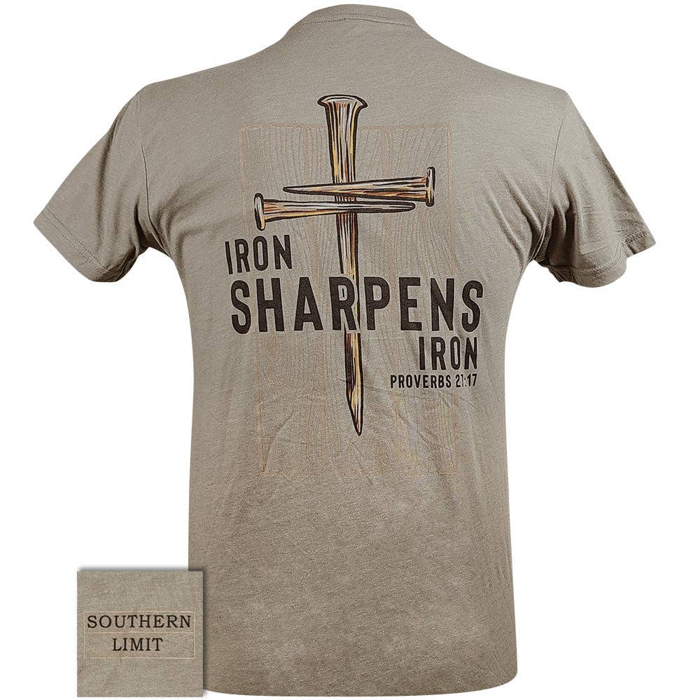 SL-101 Southern Limit Iron Sharpens Iron-Stone Grey Unisex T-shirt, Sweatshirt, Hoodie, Long Sleeve Tee - T-Shirt, Sweatshirt, Hoodie