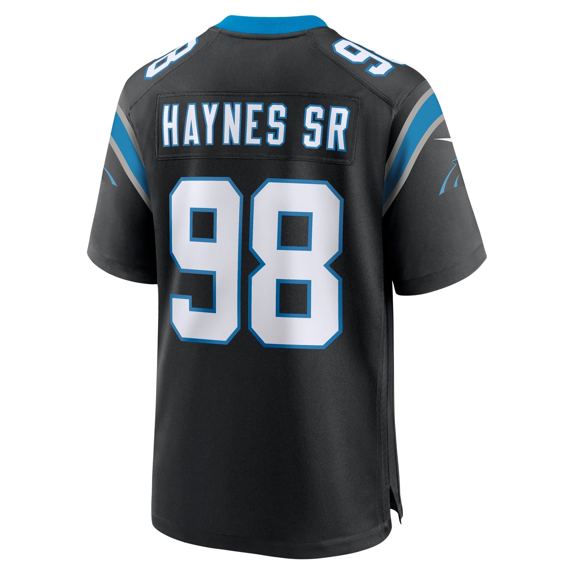 Marquis Haynes Sr. Carolina Panthers Team Game Jersey - Black football jersey product view 3