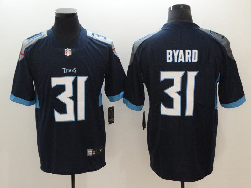 Men's Tennessee Titans Kevin Byard Navy Game Jersey football jersey product view 1