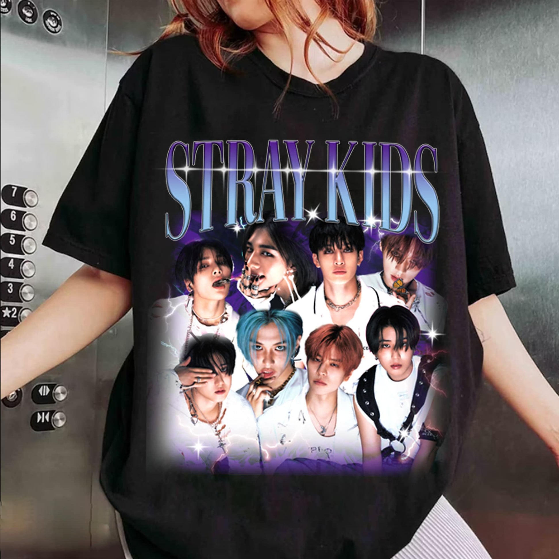 Vintage Stray Kids T-Shirt Collection Kpop2108MT Unisex T-shirt, Sweatshirt, Hoodie, Long Sleeve Tee - T-Shirt, Sweatshirt, Hoodie