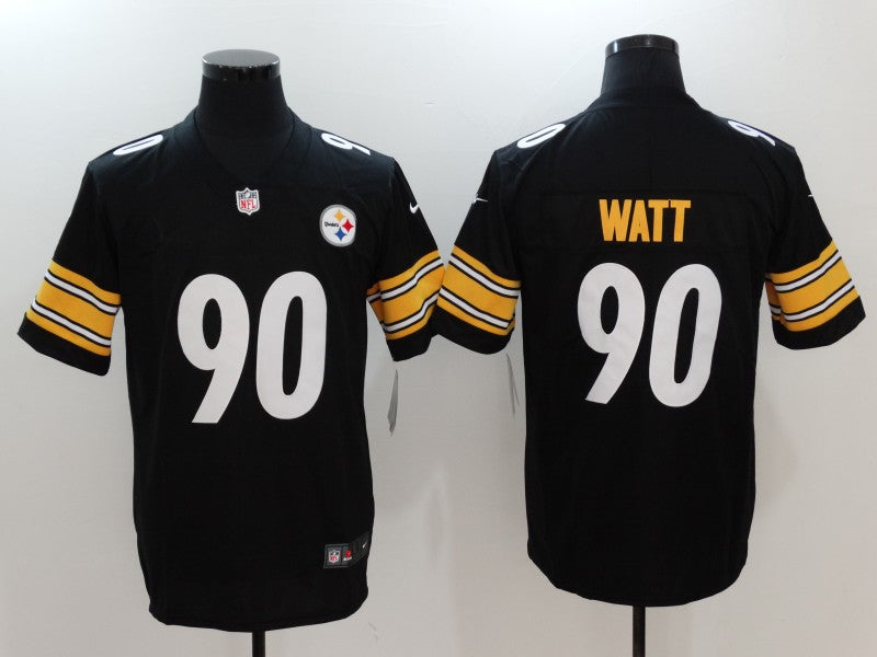 Men's Pittsburgh Steelers T.J. Watt Black Game Player Jersey football jersey product view 1