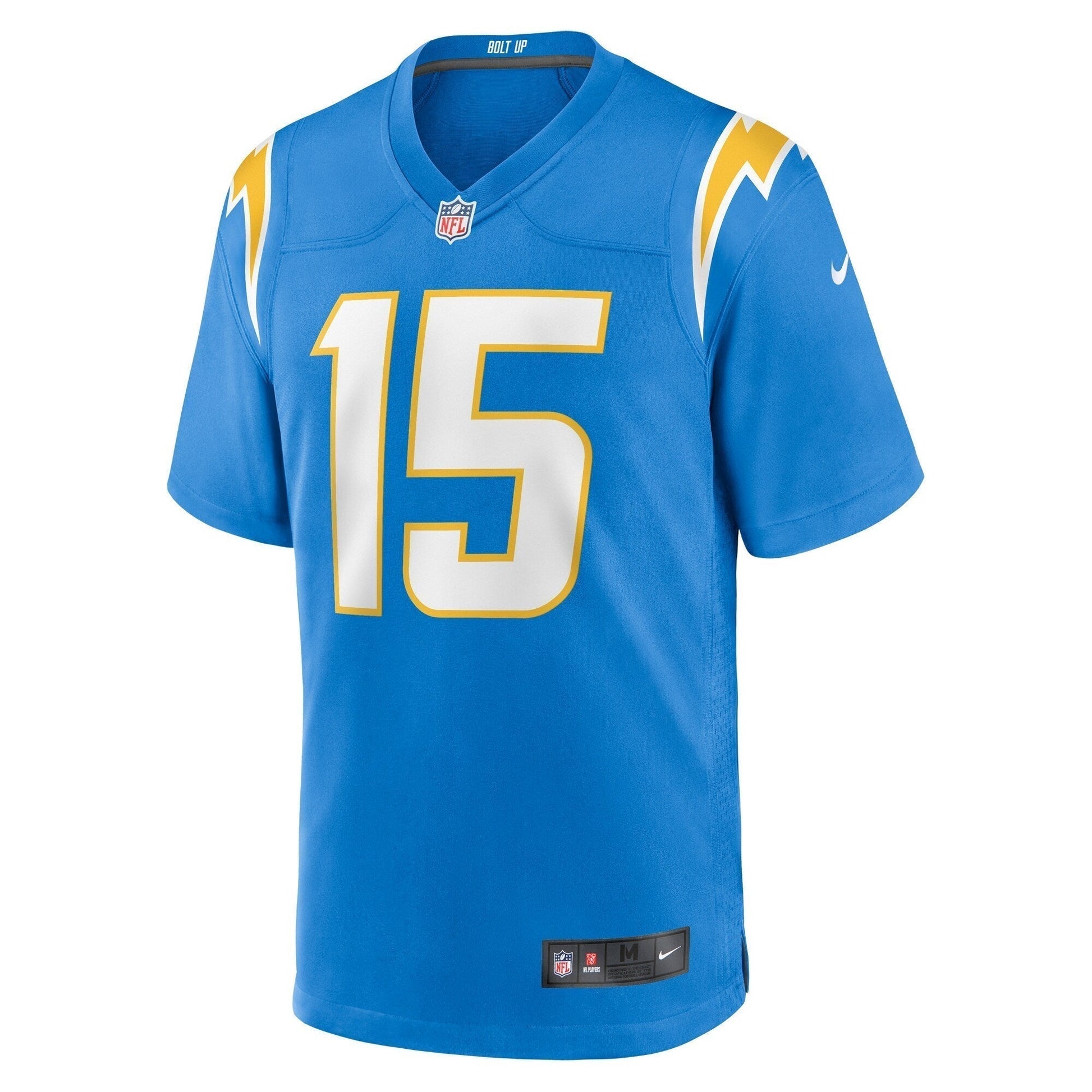 Ladd McConkey Los Angeles Chargers 2024 NFL Draft Game Jersey - Powder Blue football jersey product view 2