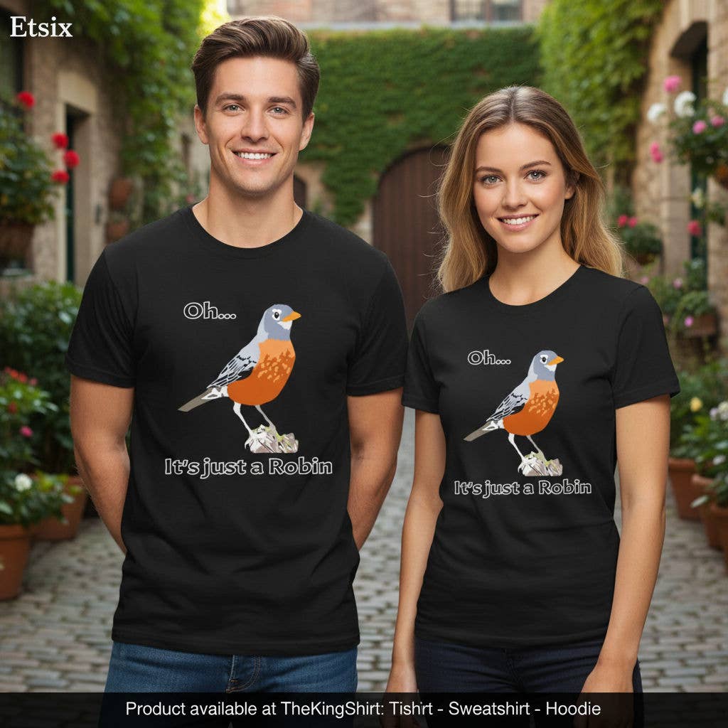 Robin On Rock Tee - A Chirpy Fashion Statement Unisex T-shirt, Sweatshirt, Hoodie, Long Sleeve Tee - T-Shirt, Sweatshirt, Hoodie