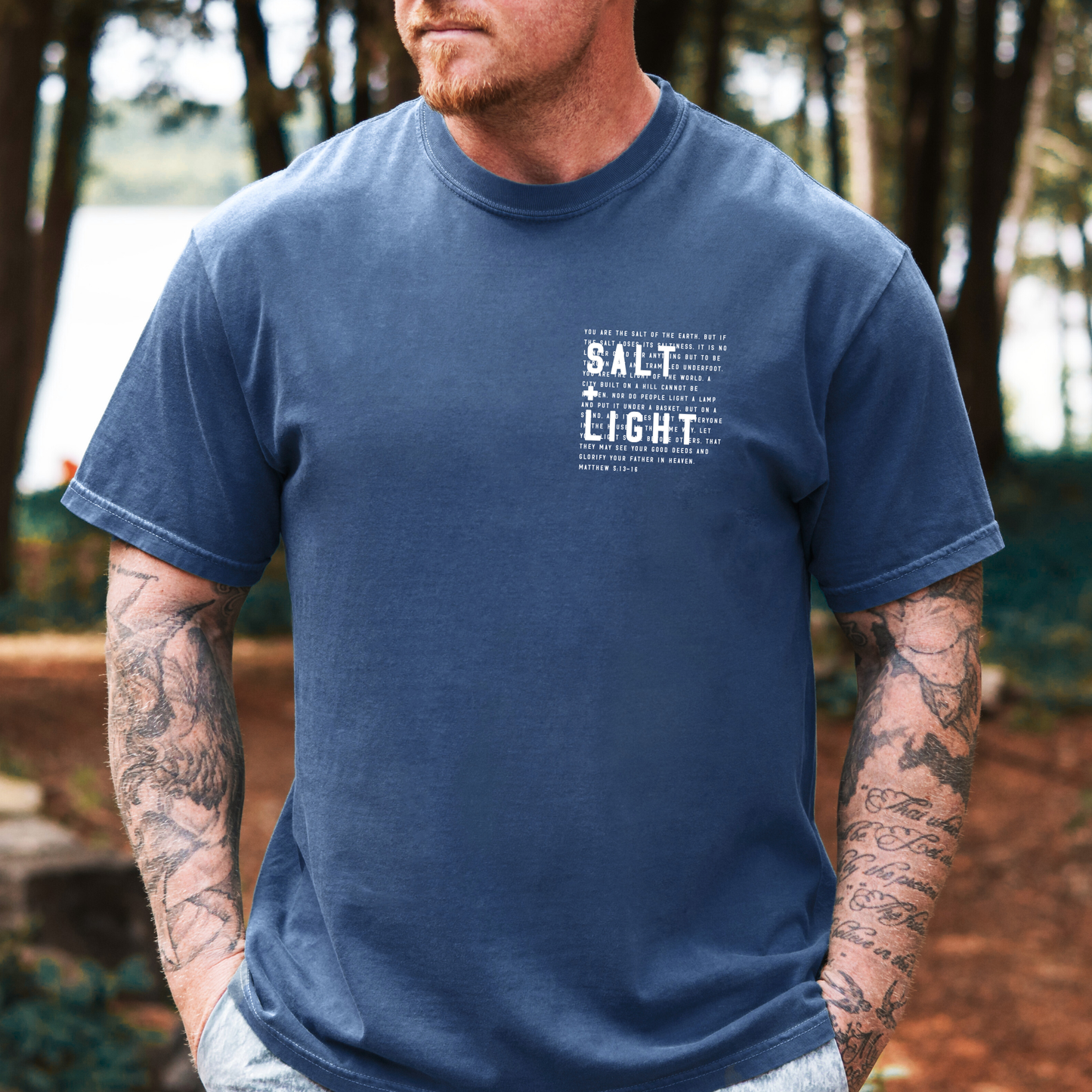 Salt and Light Father's Day Christian Men's Graphic T-Shirt Unisex T-shirt, Sweatshirt, Hoodie, Long Sleeve Tee - T-Shirt, Sweatshirt, Hoodie