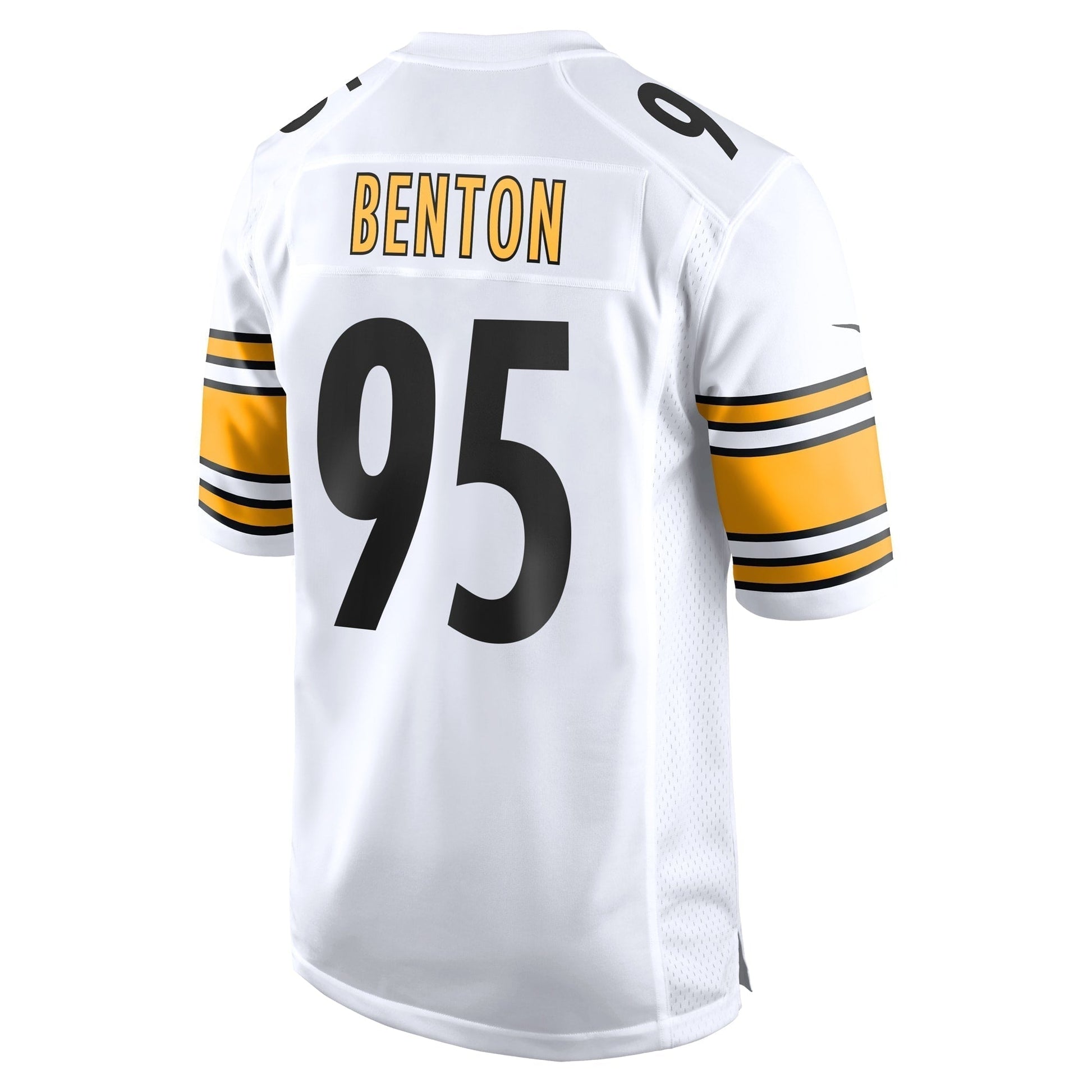 Keeanu Benton Pittsburgh Steelers Game Jersey - White football jersey product view 3
