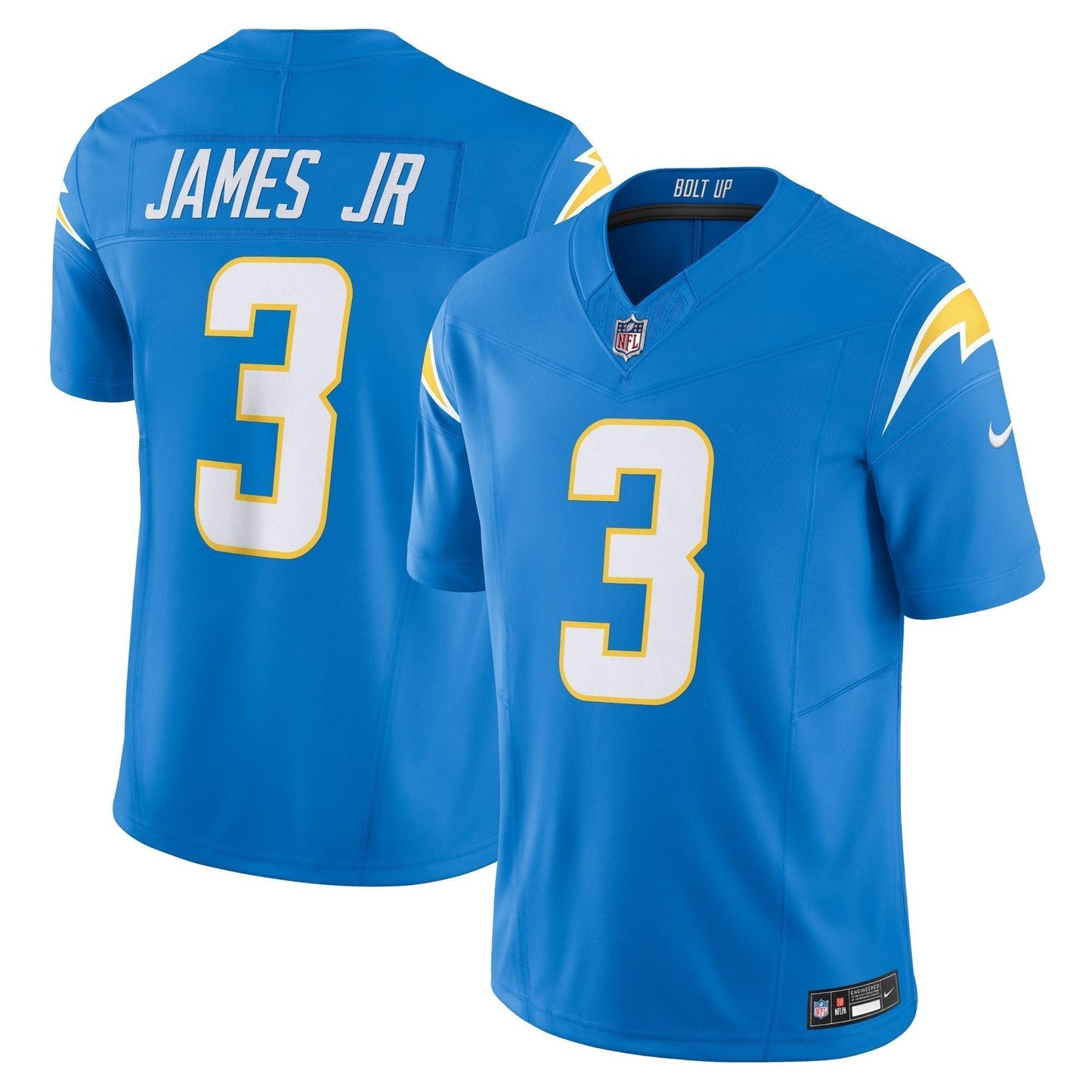 Derwin James Jr. Los Angeles Chargers Vapor F.U.S.E. Limited Jersey - Powder Blue football jersey product view 1