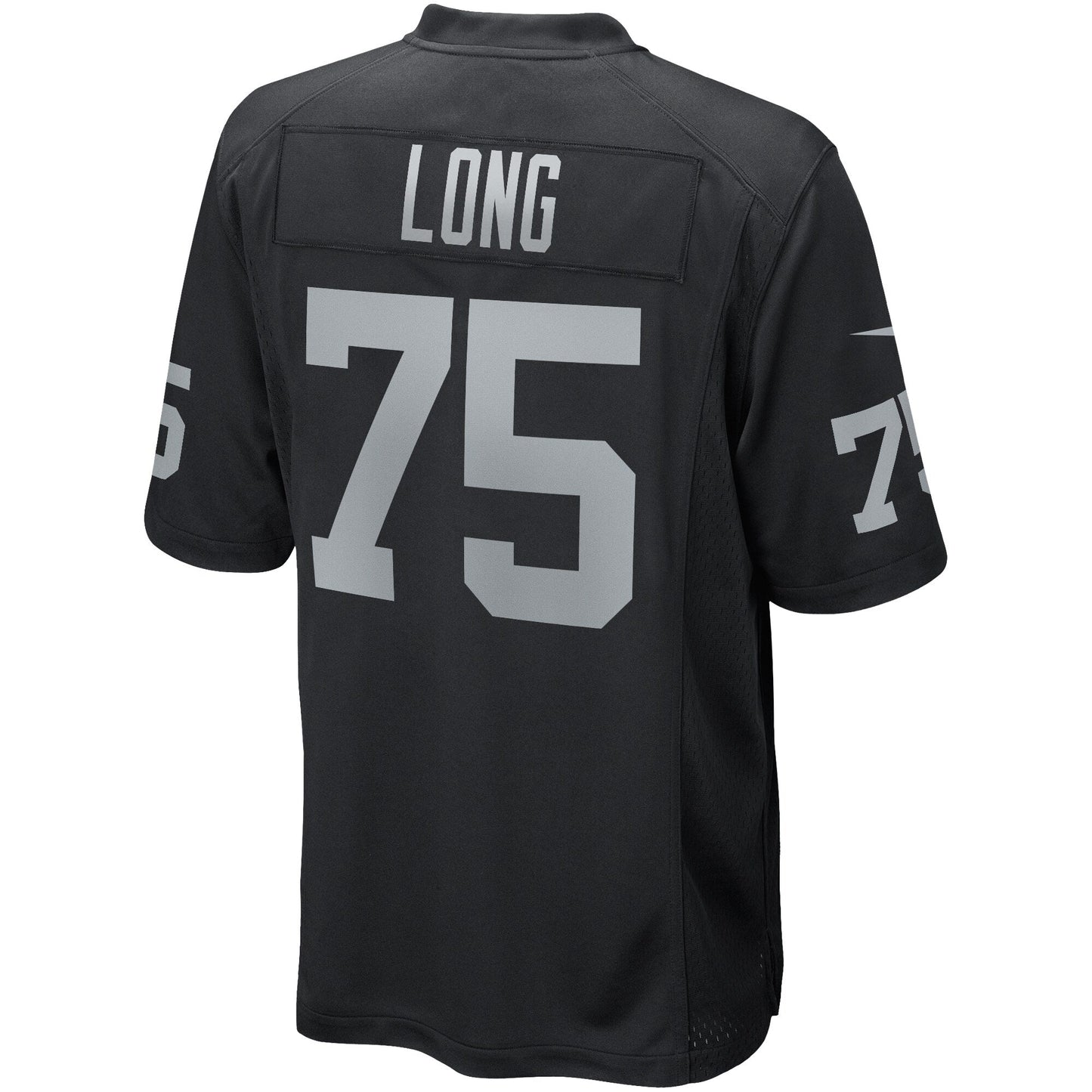 Howie Long Las Vegas Raiders Game Retired Jersey - Black football jersey product view 3