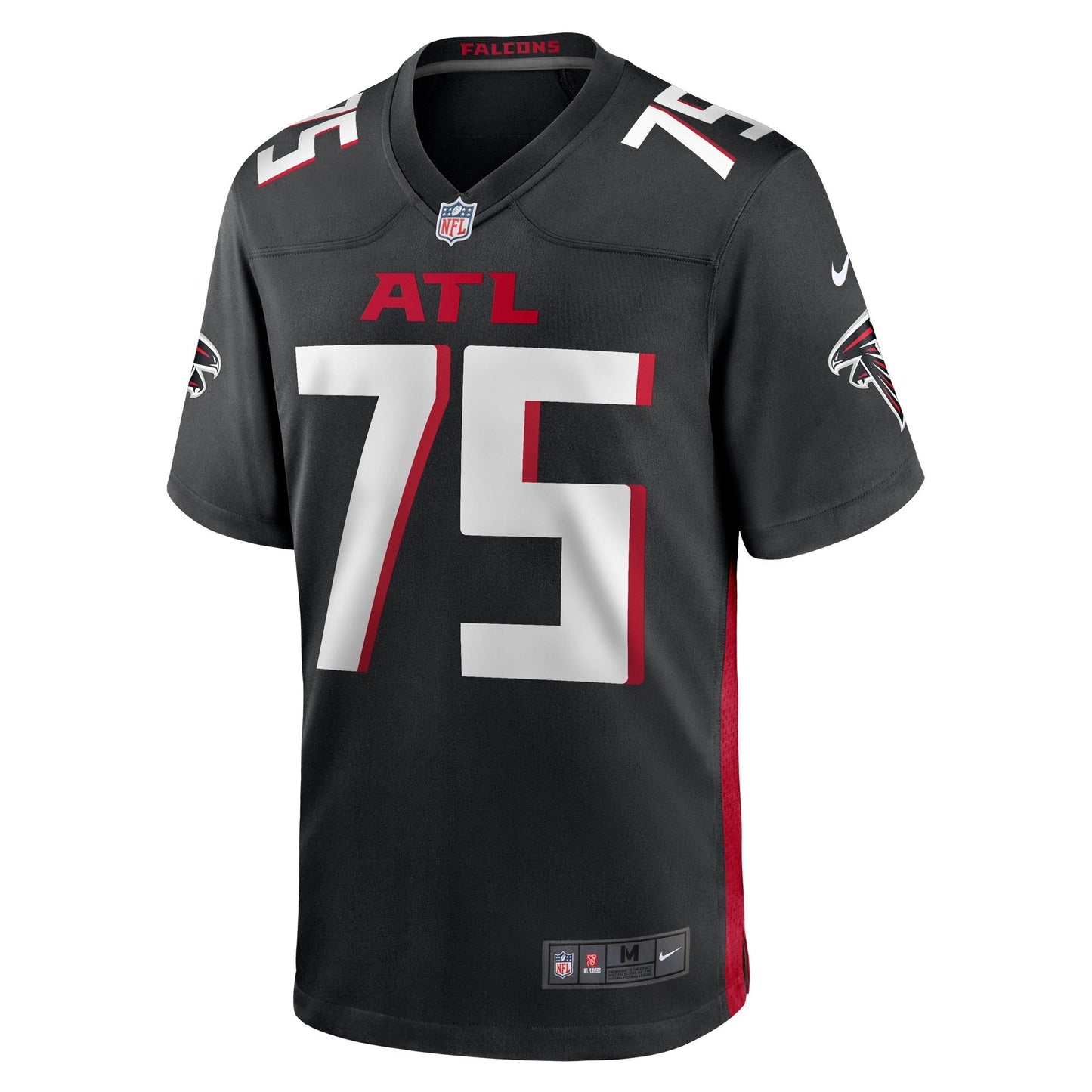 Kentavius Street Atlanta Falcons Game Jersey - Black football jersey product view 2