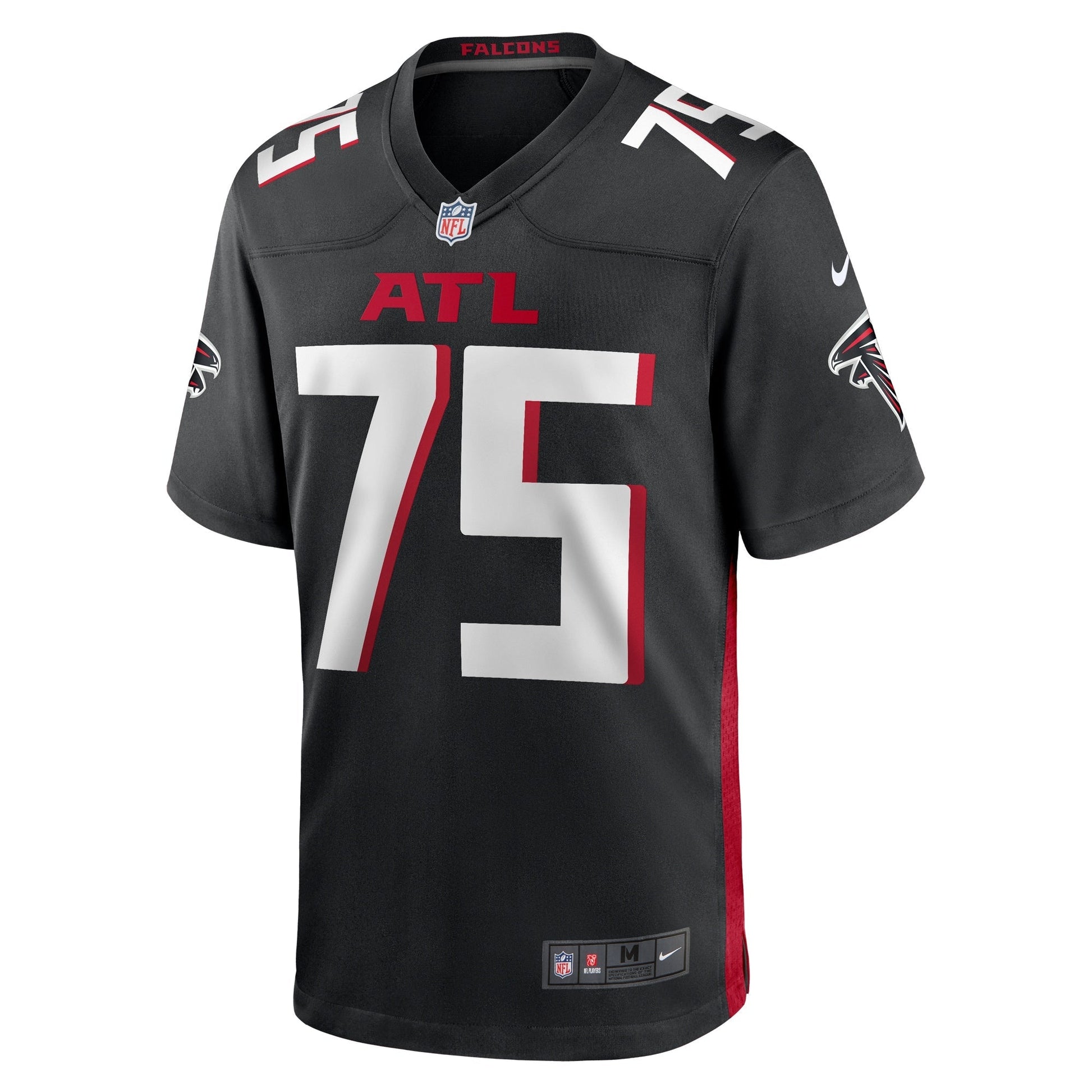 Kentavius Street Atlanta Falcons Game Jersey - Black football jersey product view 2