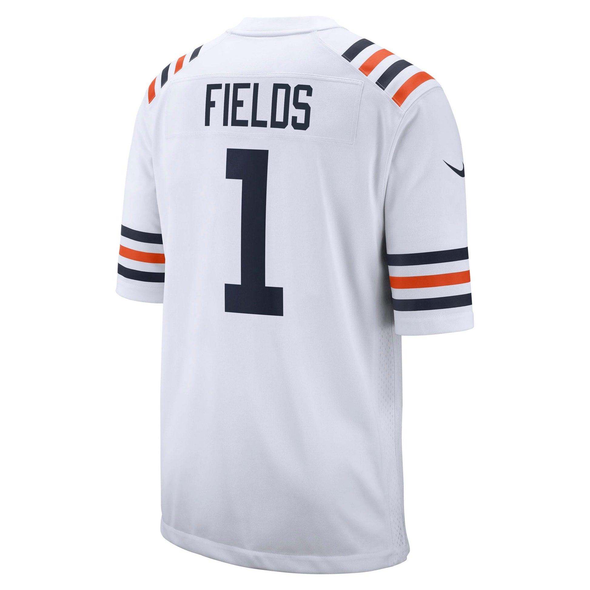 Justin Fields Chicago Bears Alternate Classic Game Jersey - White football jersey product view 3