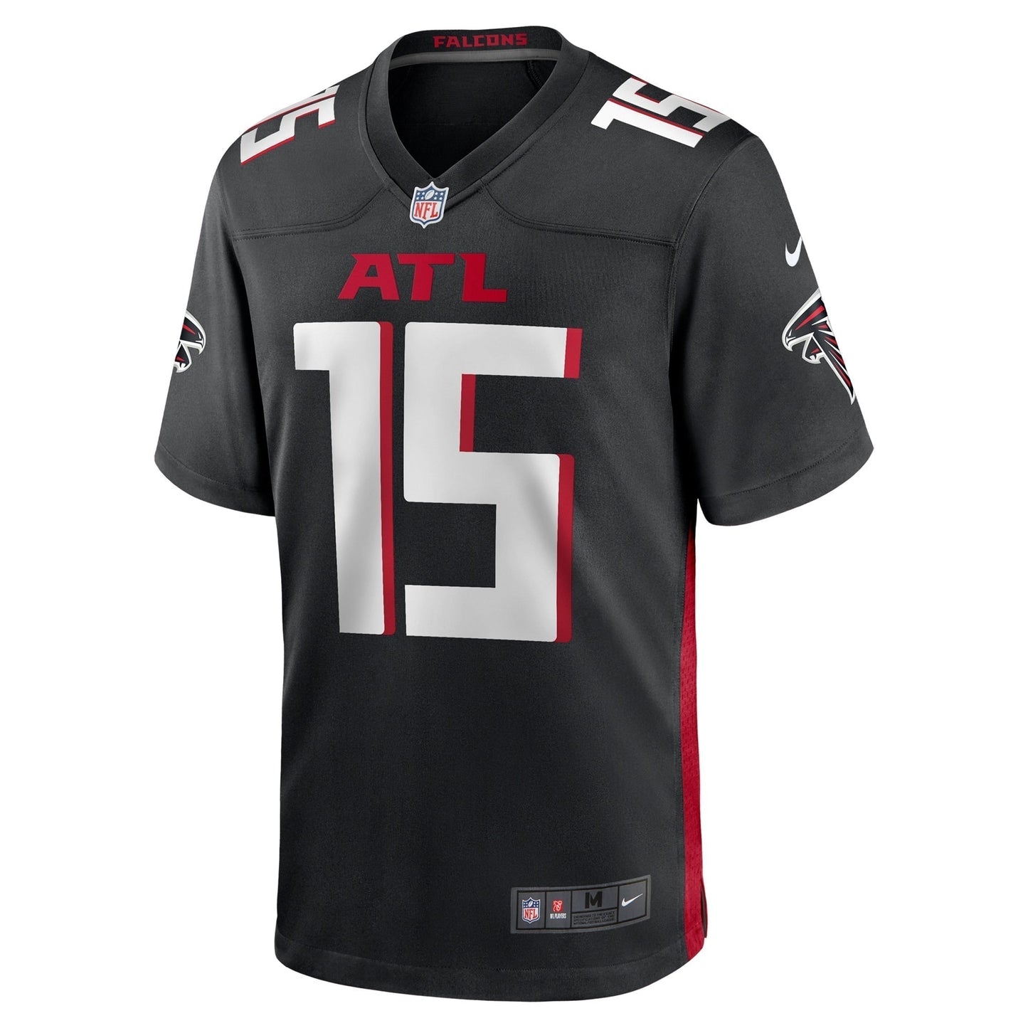 Matthew Judon Atlanta Falcons Game Jersey - Black football jersey product view 2