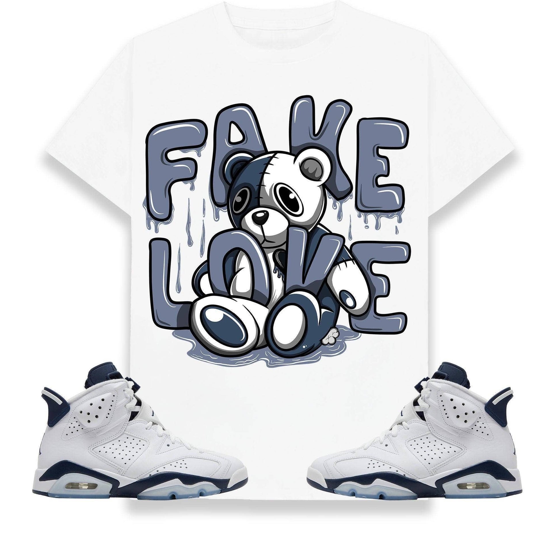 Cartoon Bear Fake Love Graphic Tee - Cool Streetwear Shirt Unisex T-shirt, Sweatshirt, Hoodie, Long Sleeve Tee - T-Shirt, Sweatshirt, Hoodie
