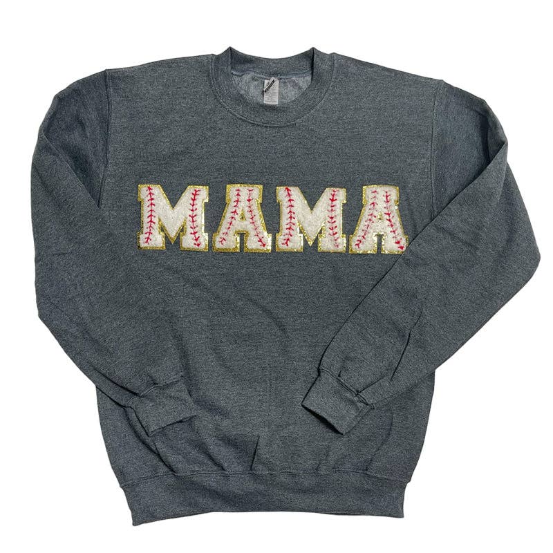 SW-6723 Baseball Mama Dark Heather Sweatshirt Unisex T-shirt, Sweatshirt, Hoodie, Long Sleeve Tee - T-Shirt, Sweatshirt, Hoodie