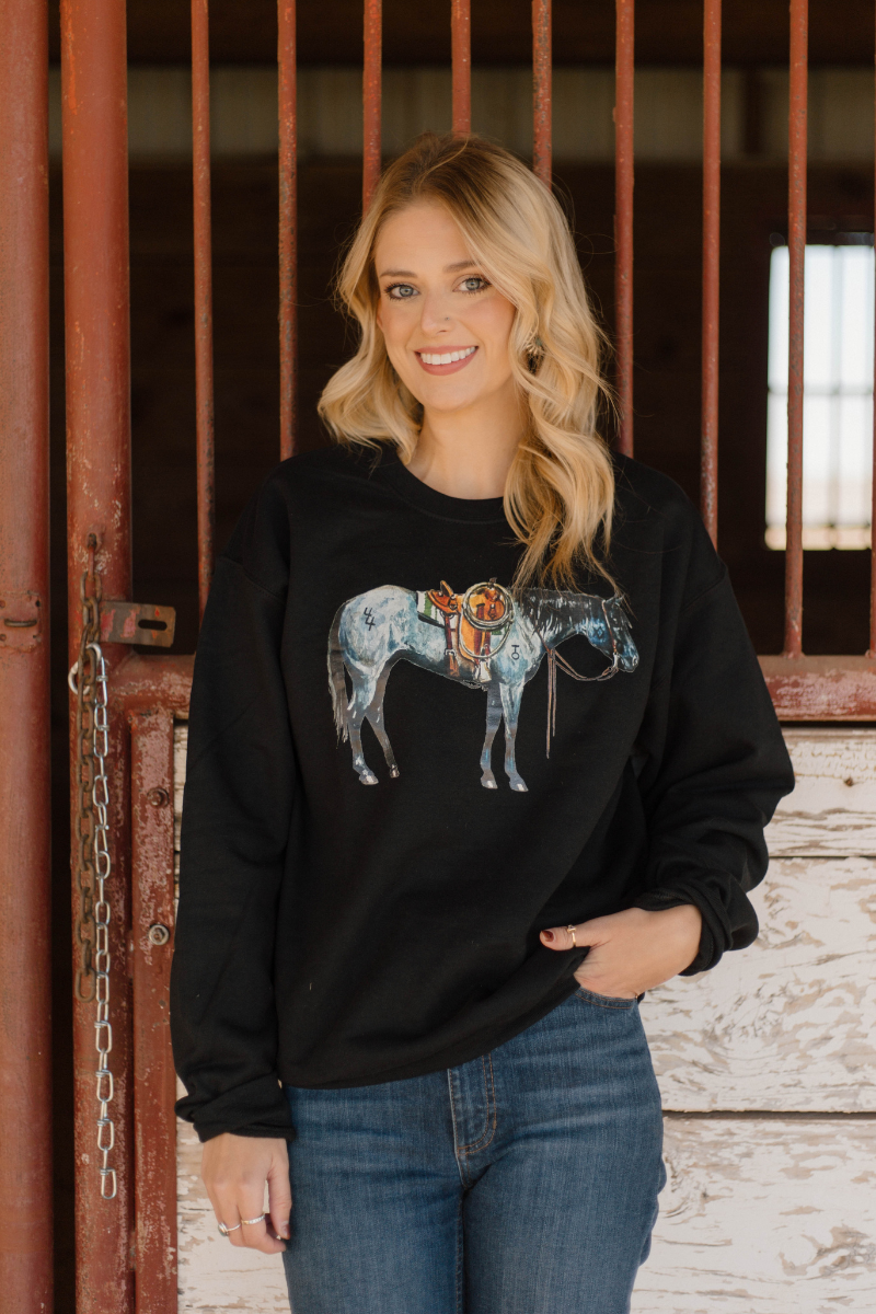 Blu Roan Belle Pullover Unisex T-shirt, Sweatshirt, Hoodie, Long Sleeve Tee - T-Shirt, Sweatshirt, Hoodie