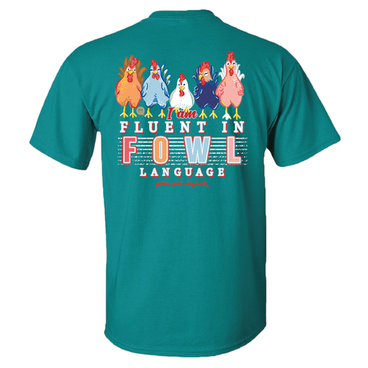 2636 Fowl Language Back Design  Jade Dome Unisex T-shirt, Sweatshirt, Hoodie, Long Sleeve Tee - T-Shirt, Sweatshirt, Hoodie