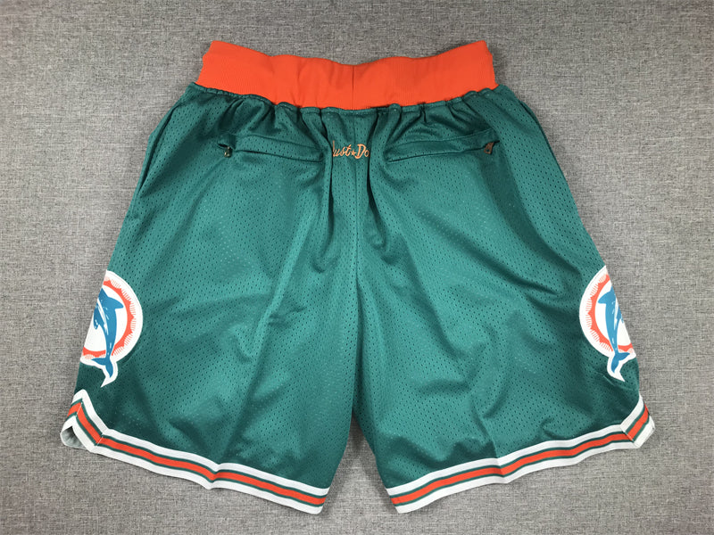 Men's Miami Dolphins Aqua Pocket Shorts football jersey product view 2