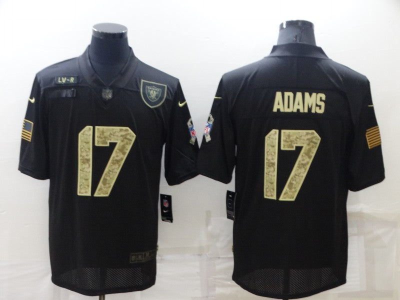 Men's Las Vegas Raiders Davante Adams #17 Black Alternate Game Jersey1 football jersey product view 1