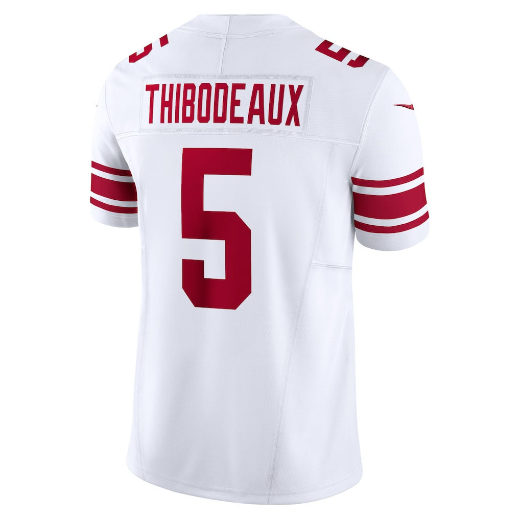 NY.Giants #5 Kayvon Thibodeaux White Vapor F.U.S.E. Limited Jersey football jersey product view 1