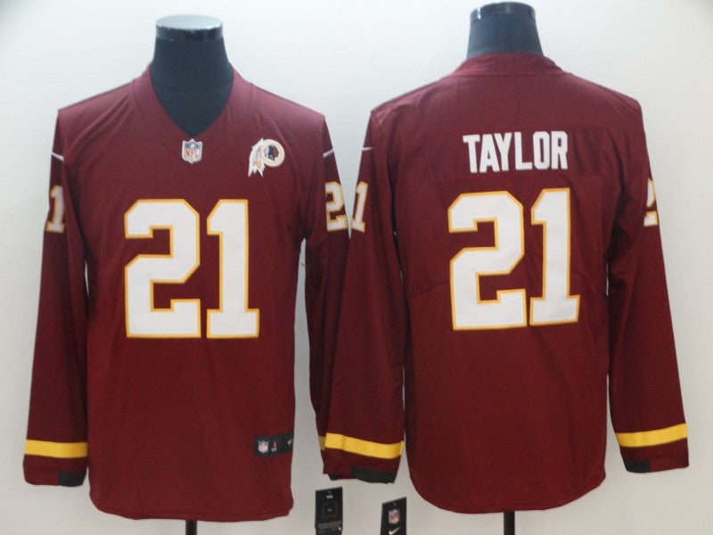 Men's Washington Commanders Sean Taylor #21 Red Authentic Game Jersey1 football jersey product view 1