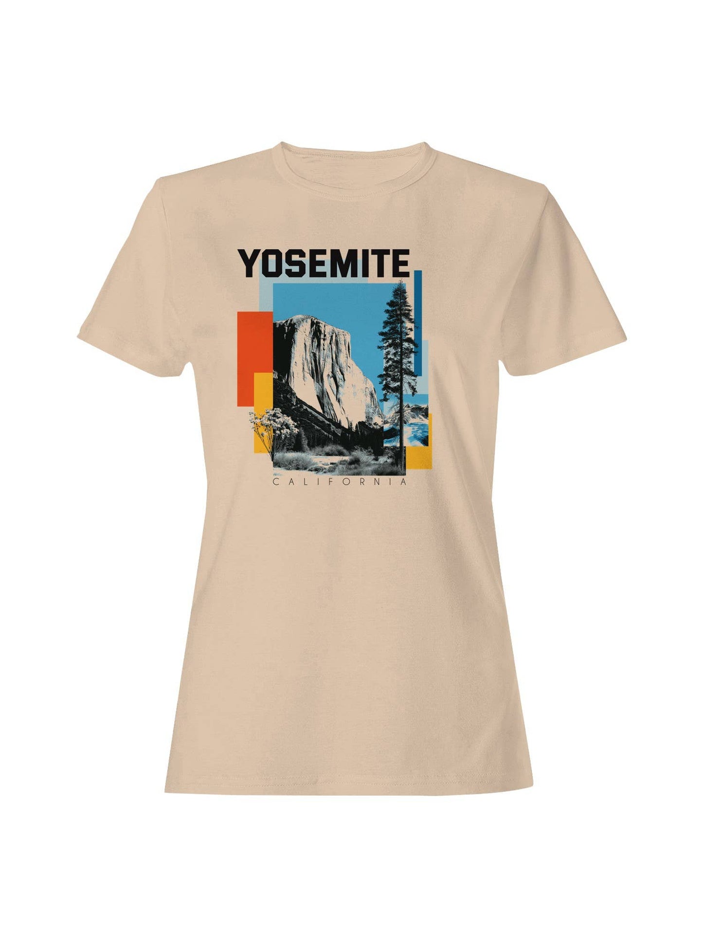 Yosemite California Vintage Art Women's T-Shirt Unisex T-shirt, Sweatshirt, Hoodie, Long Sleeve Tee - T-Shirt, Sweatshirt, Hoodie