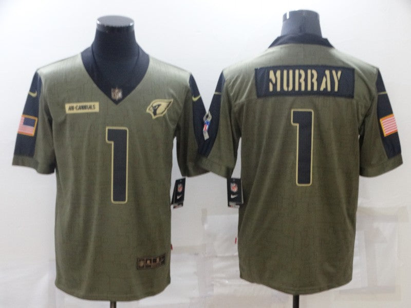 Men's Arizona Cardinals Kyler Murray #1 Brown Game Player Jersey1 football jersey product view 1