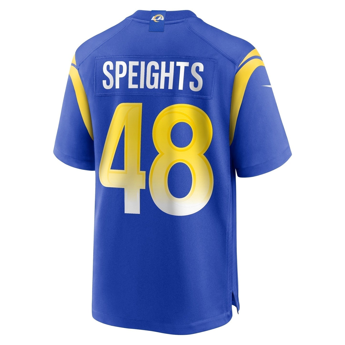 Omar Speights Los Angeles Rams Game Jersey - Royal football jersey product view 3