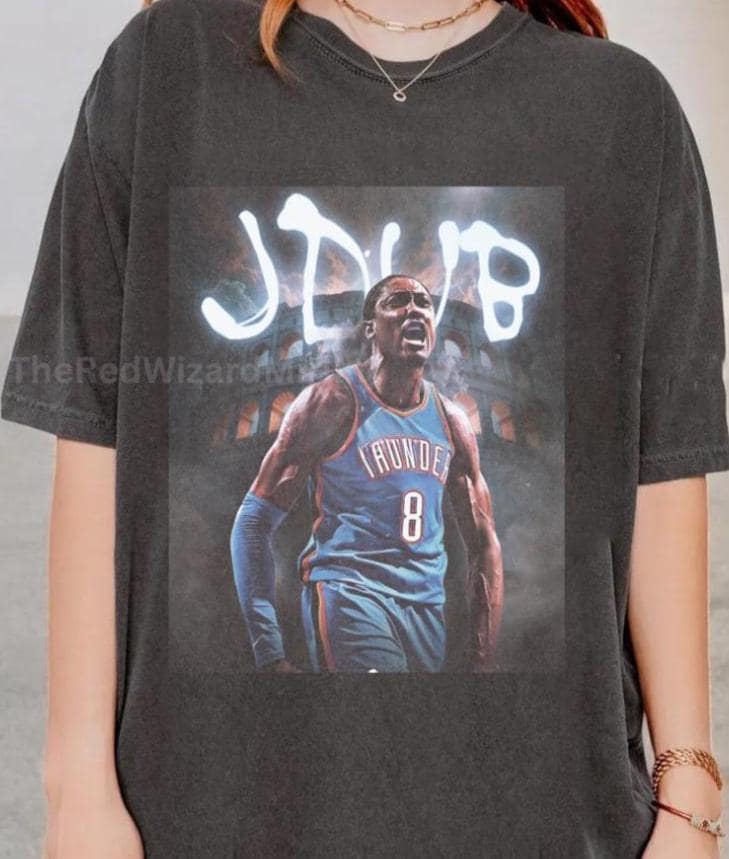 Retro Jalen Williams Sports Graphic Tee Unisex T-shirt, Sweatshirt, Hoodie, Long Sleeve Tee - T-Shirt, Sweatshirt, Hoodie