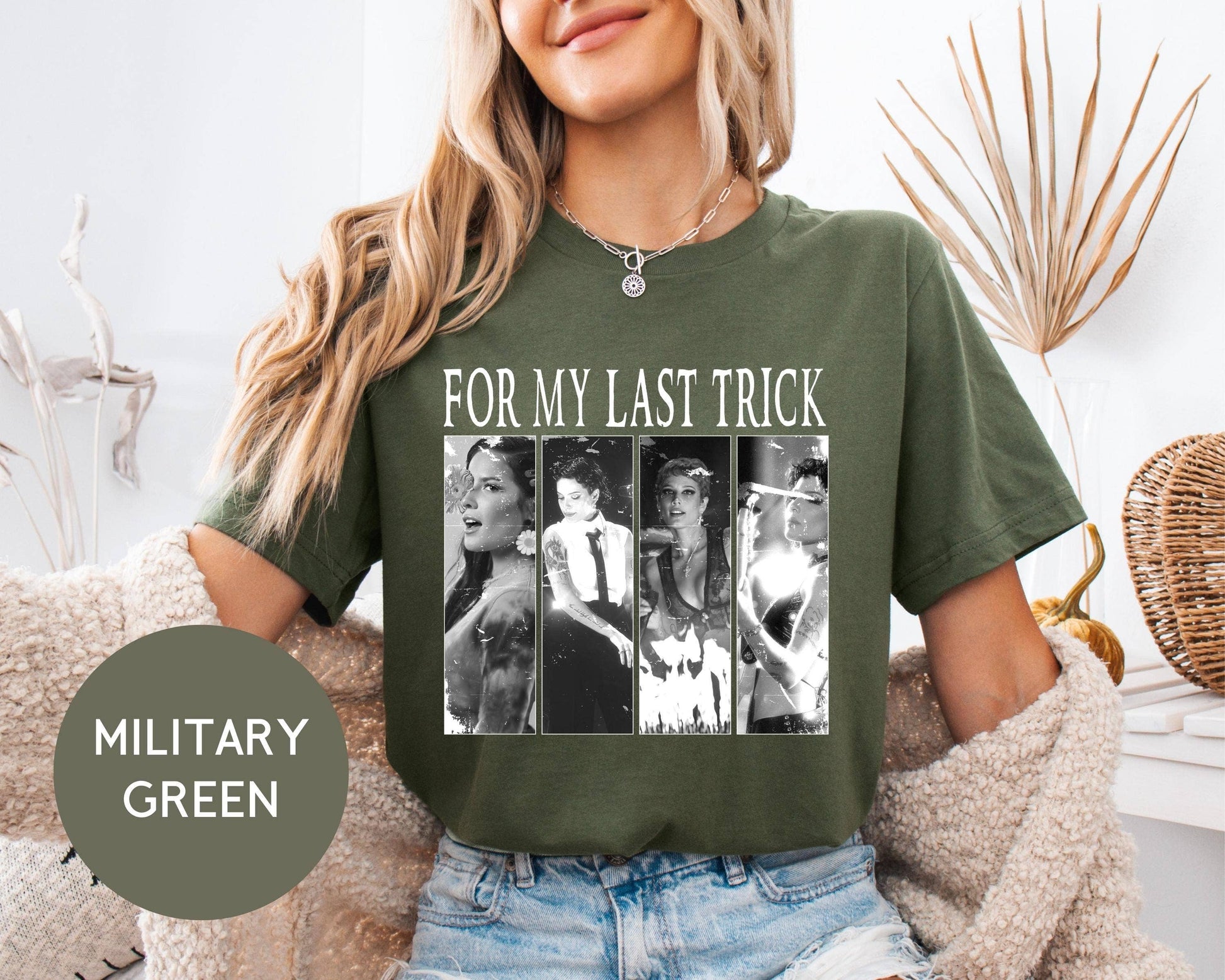 Vintage Halsey For My Last Trick Tour Shirt 2025 Concert Tee Unisex T-shirt, Sweatshirt, Hoodie, Long Sleeve Tee - T-Shirt, Sweatshirt, Hoodie