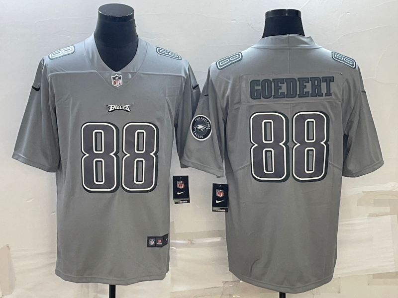 Men's Philadelphia Eagles Dallas Goedert Gray Atmosphere Fashion Game Jersey football jersey product view 1
