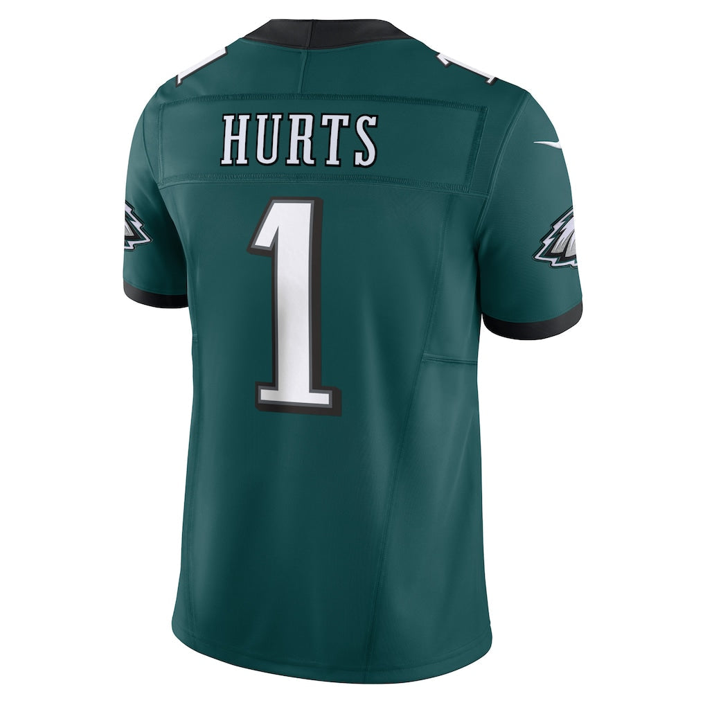 P.Eagles #1 Jalen Hurts Midnight Green Vapor F.U.S.E. Limited Jersey football jersey product view 1