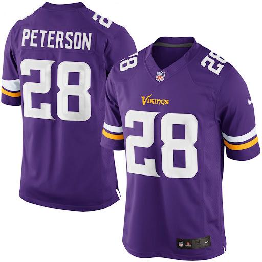 Adrian Peterson Minnesota Vikings Jersey football jersey product view 1