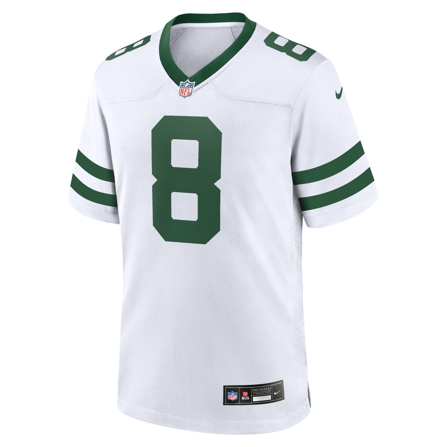 Aaron Rodgers New York Jets Game Jersey - Legacy White football jersey product view 2
