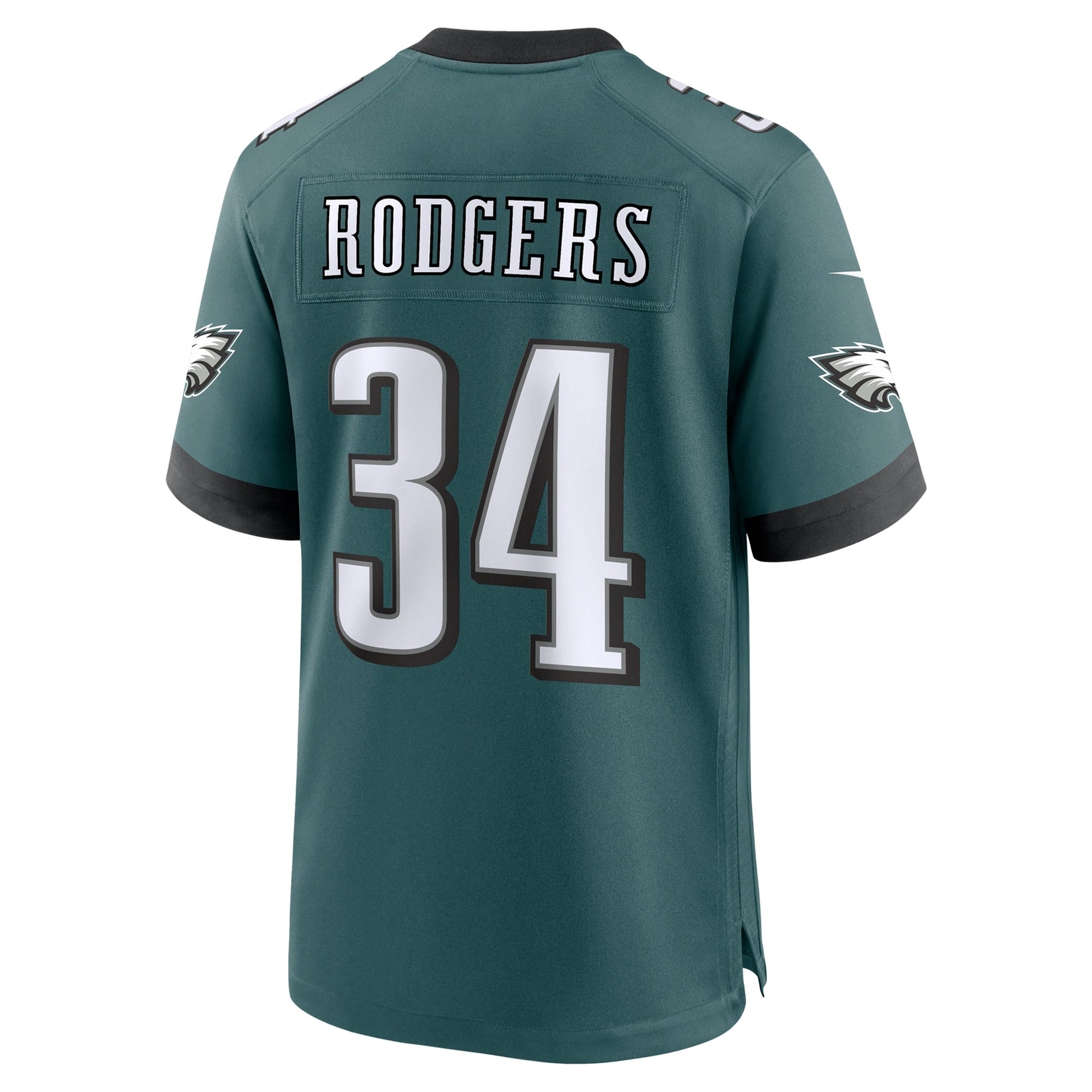 Isaiah Rodgers Philadelphia Eagles Team Game Jersey - Midnight Green football jersey product view 3